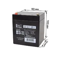 Акумулятор 12В 4Ah для ДБЖ Full Energy FEP-124 thumb-2