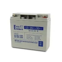Акумулятор гелевий 12В 20Ah для ДБЖ Full Energy FEL-1220 — Блоки живлення та АКБ