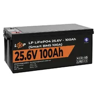 Акумулятор LogicPower LiFePO4 24V, 100 Ah Smart BMS 100А с BT пластик thumb-3