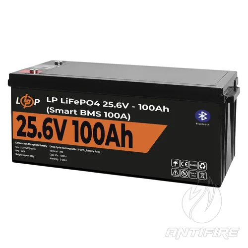 Акумулятор LogicPower LiFePO4 24V, 100 Ah Smart BMS 100А с BT пластик  (фото 2)