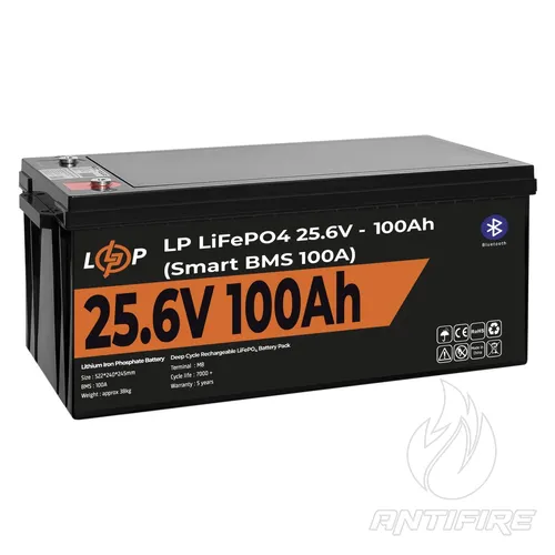 Акумулятор LogicPower LiFePO4 24V, 100 Ah Smart BMS 100А с BT пластик  (фото 3)