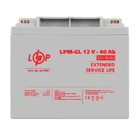 Акумулятор гелевий LPM-GL 12V - 40 Ah — Блоки живлення та АКБ