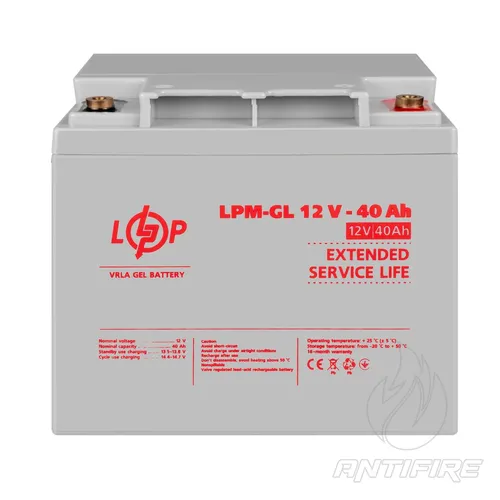 Акумулятор гелевий LPM-GL 12V - 40 Ah  (фото 2)