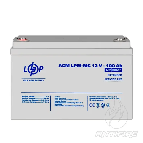Аккумулятор мультигелевый LPM-MG 12V - 100 Ah  (фото 2)