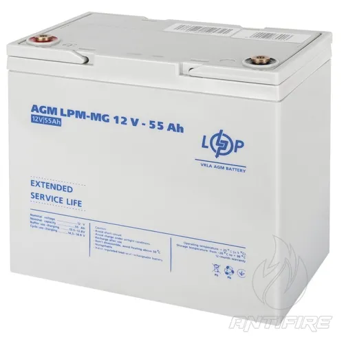 Акумулятор мультигелевий LPM-MG 12V - 55 Ah 