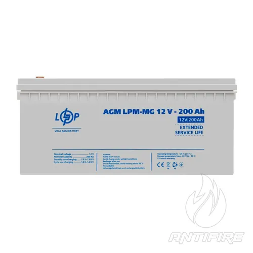 Акумулятор мультигелевий LPM-MG 12V - 200 Ah 