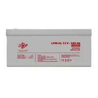 Акумулятор гелевий LPM-GL 12V - 280 Ah — Блоки живлення та АКБ
