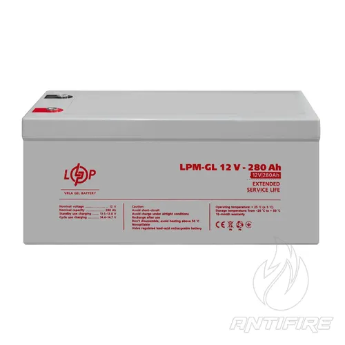 Акумулятор гелевий LPM-GL 12V - 280 Ah  (фото 2)