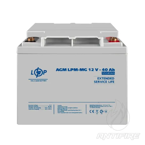 Акумулятор мультигелевий LPM-MG 12V - 40 Ah  (фото 2)