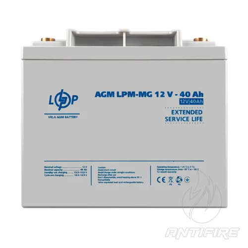 Акумулятор мультигелевий LPM-MG 12V - 40 Ah 
