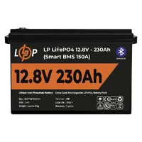 Акумулятор LogicPower LiFePO4 12V, 230 Ah Smart BMS 150А з BT пластик thumb-2
