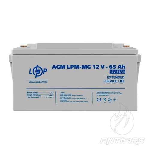 Акумулятор мультигелевий LPM-MG 12V - 65 Ah 