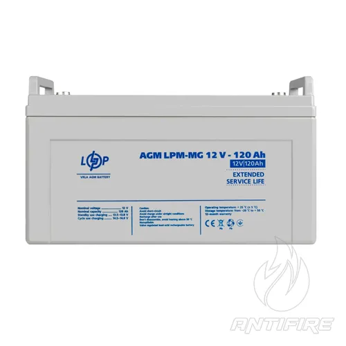 Акумулятор мультигелевий LPM-MG 12V - 120 Ah 
