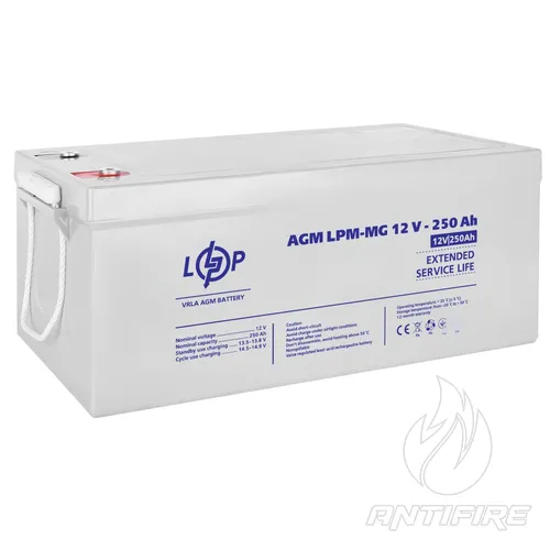Акумулятор мультигелевий LPM-MG 12V - 250 Ah  (фото 2)