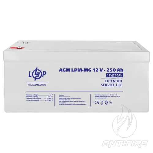 Акумулятор мультигелевий LPM-MG 12V - 250 Ah  (фото 4)
