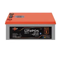 Акумулятор LogicPower LiFePO4 25,6V - 160 Ah BMS 200A 100А пластик LCD Smart BT thumb-2