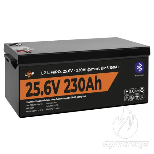 Акумулятор LogicPower LiFePO4 25,6V - 230 Ah Smart BMS 150А з BT пластик  (фото 3)