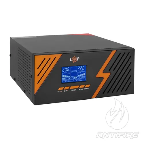 ДБЖ LogicPower 12V LPM-PSW-1500VA (1050Вт) Black  (фото 4)