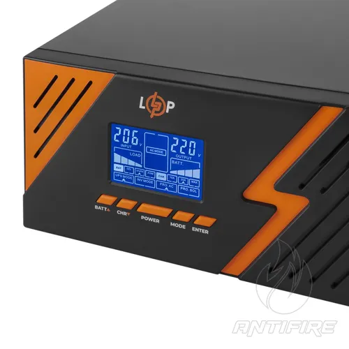 ДБЖ LogicPower 12V LPM-PSW-1500VA (1050Вт) Black  (фото 7)
