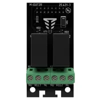 Модуль розширення Tiras M-OUT2R на 2 релейні виходи — Додаткові пристрої