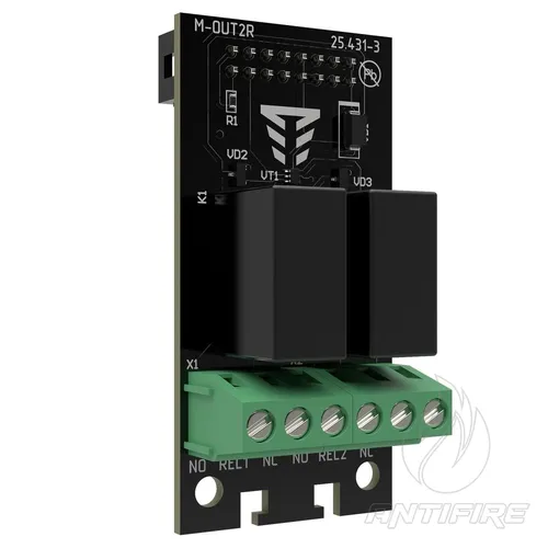 Модуль розширення Tiras M-OUT2R на 2 релейні виходи  (фото 2)