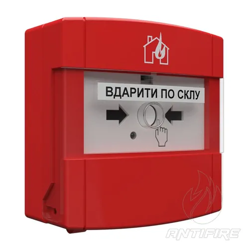 Извещатель Tiras DETECTO MNL110 – адресный ручной пожарный  (фото 2)