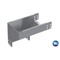 Кут вертикальний зовнішній перехідник правосторонній 80х200 — Кабельні лотки