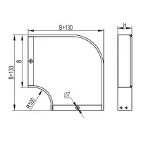 Кут горизонтальний CPO90 100x500 thumb-2