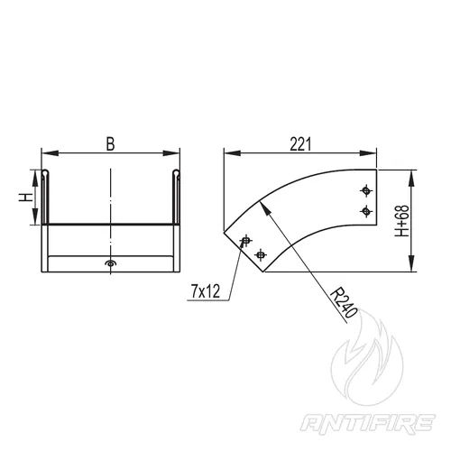 Кут вертикальний зовнішній CD45 100x600  (фото 2)