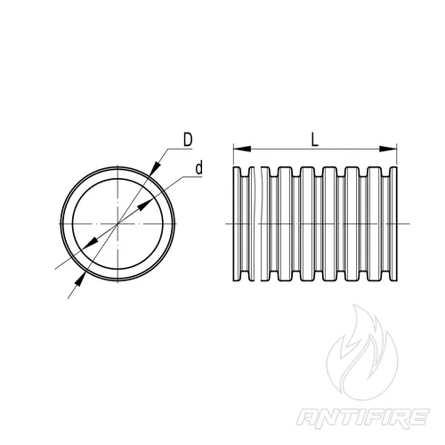 Труби ДКС гофровані для кабелів  (фото 2)