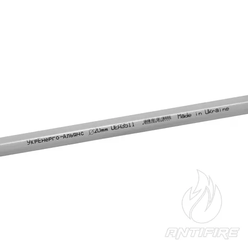 Труба жорстка гладка з розтрубом д.20 мм 