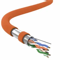 Кабель симетричний Укрпожкабель LANTRIA F/UTP 4x2x0,51 Cat. 5e LSOH HF — Негорючий та вогнестійкий