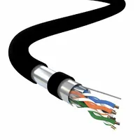 Кабель симетричний Укрпожкабель LANTRIA F/UTP 4×2×0,51 Cat. 5e PE — Негорючий та вогнестійкий