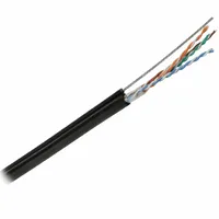 Кабель симетричний з тросом LANTRIA U/UTP 4×2×0,51 Cat. 5e PE+R — Негорючий та вогнестійкий