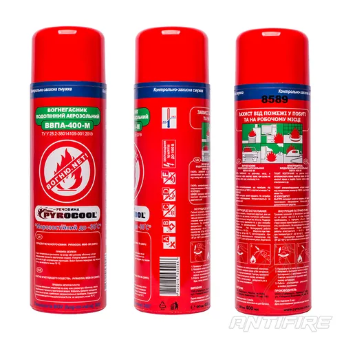 Огнетушитель аэрозольный PYROCOOL ВВПА-400-М морозостойкий  (фото 2)