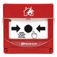 Сповіщувач пожежний ручний ROP-63 Polon-Alfa — Пожежні кнопки
