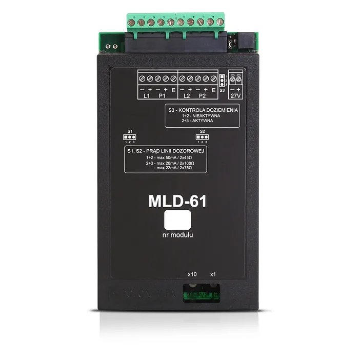 Модуль адресних шлейфів пожежної сигналізації MLD-61 Polon Alfa 