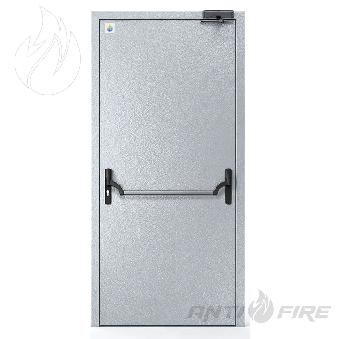 Двері протипожежні одностулкові  EI60 Антипаніка 