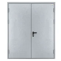 Двері протипожежні двостулкові металеві глухі EI60 — Двері EI60