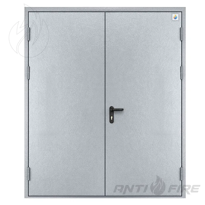 Двері протипожежні двостулкові металеві глухі EI60 