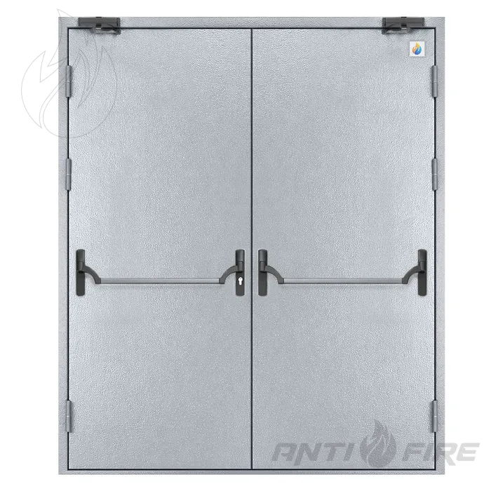 Двері протипожежні двостулкові EI60 Антипаніка 