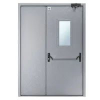 Двері протипожежні двостулкові нерівнопільні EI60  Антипаніка — Двері EI60