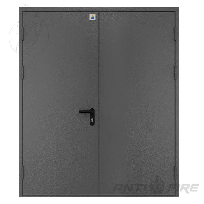 Двері протипожежні двостулкові металеві глухі EI30 