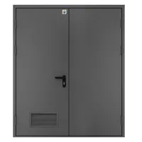 Двері протипожежні двостулкові металеві з вентеляційною решіткою EI30 — Двері EI30