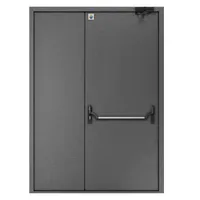 Двері протипожежні двостулкові нерівнопільні EI30  Антипаніка — Двері EI30