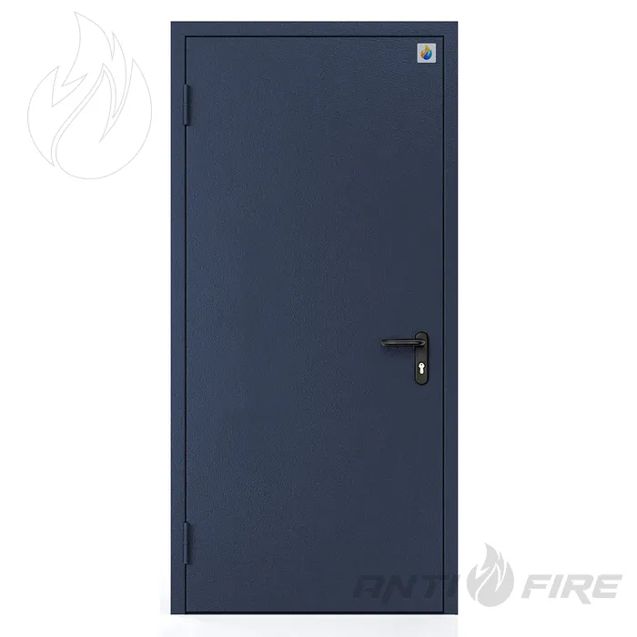 Двері протипожежні одностулкові металеві глухі  EI90 