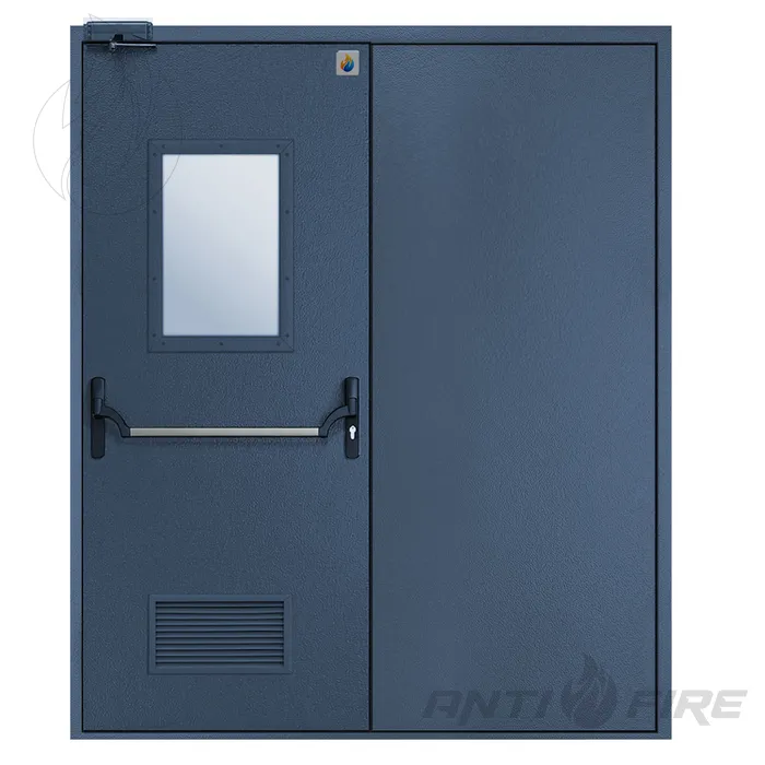 Двері протипожежні двостулкові EI90 Антипаніка 