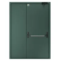 Двері протипожежні двостулкові нерівнопільні EI90  Антипаніка — 