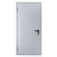 Дверь противопожарная одностворчатая металлическая глухая EI60 thumb