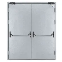 Дверь противопожарная двустворчатая EI60 Антипаника — Двери EI60